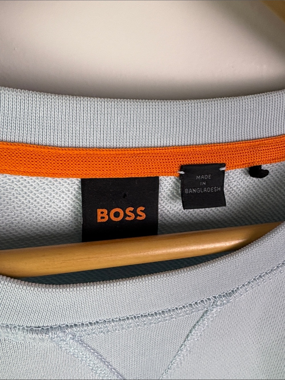 BOSS Pale Blue Crewneck Sweatshirt size XXXL - Picture 6 of 9